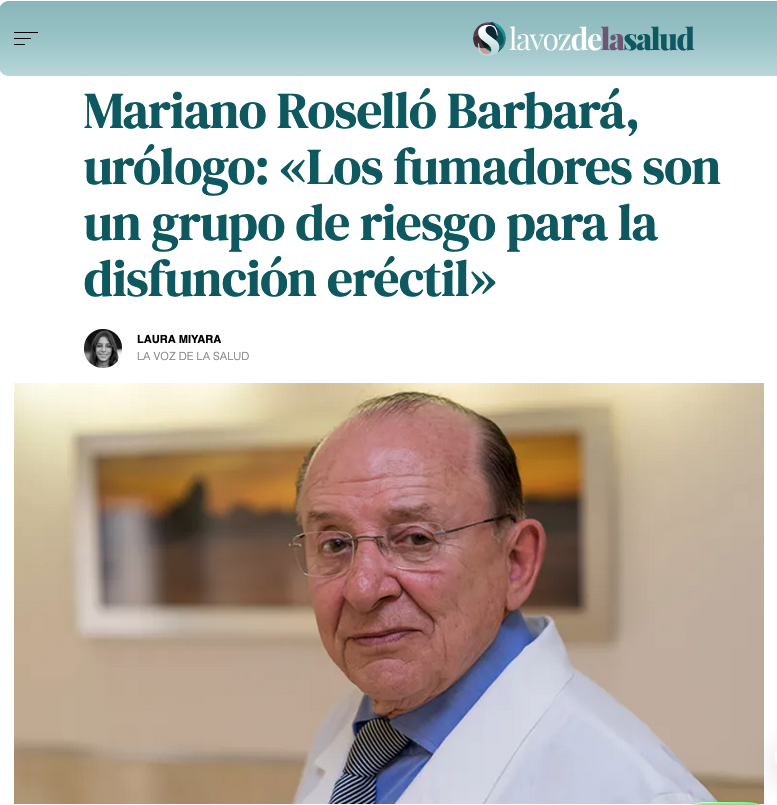 Dr.Mariano Roselló Barbará.  Las prótesis de pene son la cúspide de la pirámide de tratamientos para la disfunción eréctil.