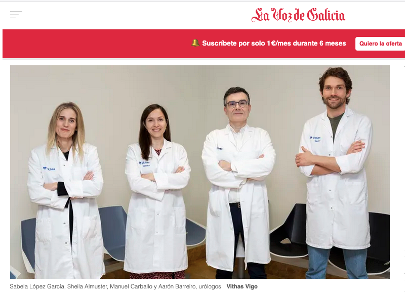 El Hospital Vithas Vigo acaba de estrenar el robot Da Vinci